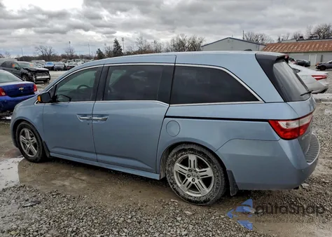 2013 Honda Odyssey Touring from USA, damaged, VIN 5FNRL5H98DB049842